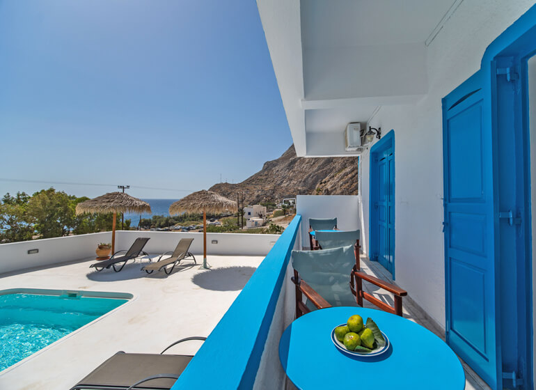 Ancient Thera Apartments Kamari Apartments In Kamari Santorini 